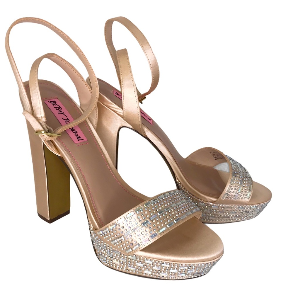 Betsey Johnson Allyson Ankle Strap Platform Sandal